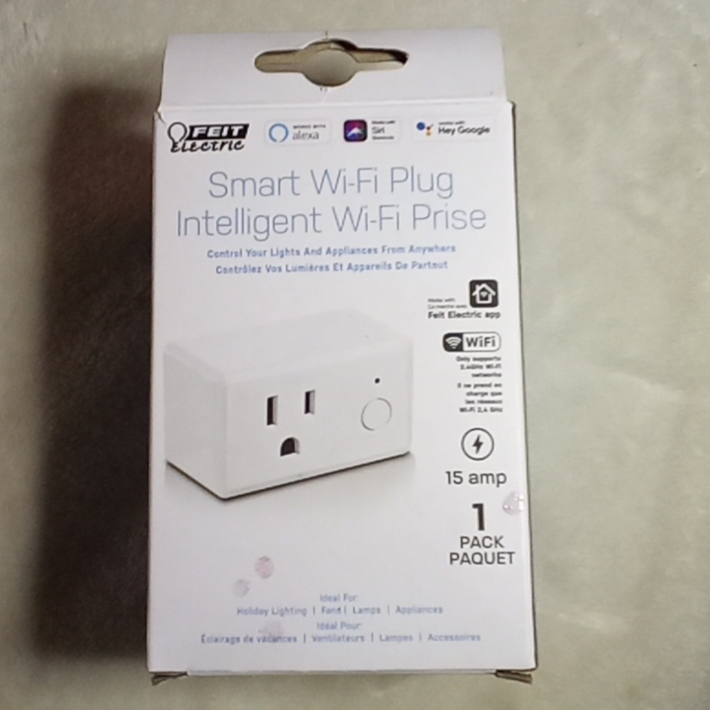 FEIT Smart Wi-Fi Plug - White - Picture 2 of 2